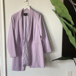 Long Lavender blazer